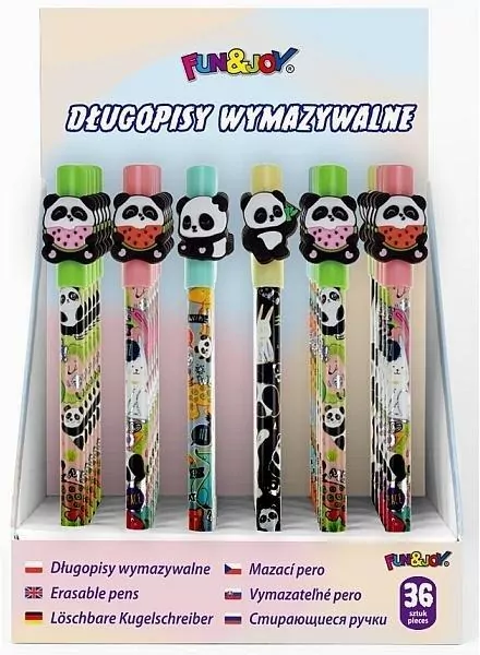 Długopis wymazywalny niebieski 0,7mm (36szt) - tantis.pl