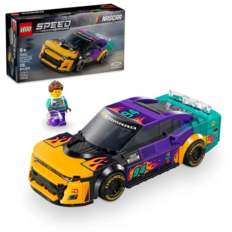 LEGO® Speed Champions. NASCAR® Next Gen Chevrolet Camaro ZL1. 76935 - tantis.pl