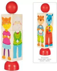 Puzzle Obrotowe. Zwięrzęta