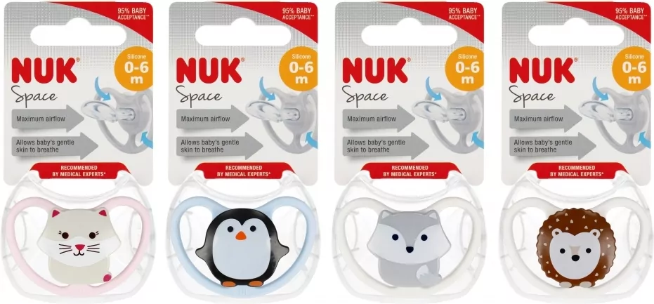 Smoczek 0-6m Space NUK - tantis.pl