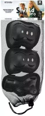 Zestaw ochraniaczy Shield r. M czarny