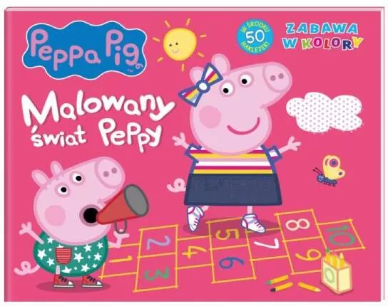 Peppa Pig. Zabawa w kolory cz. 6 Malowany świat Peppy - tantis.pl