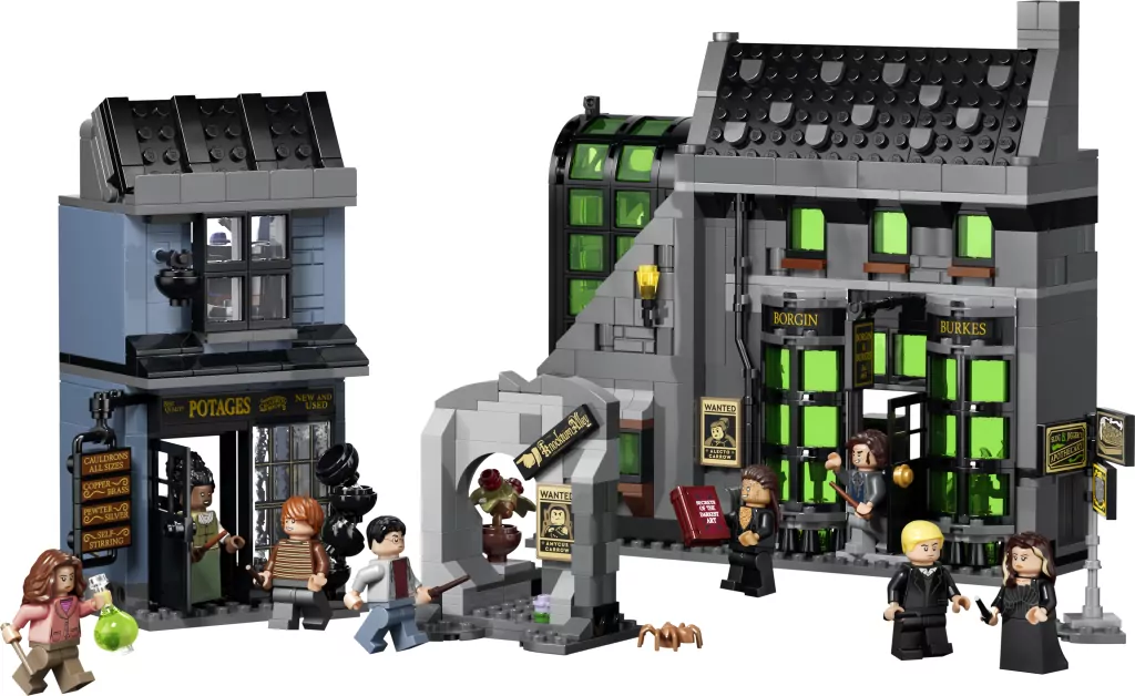 LEGO® Magiczne sklepy na ulicy Śmiertelnego Nokturnu 76471 - tantis.pl