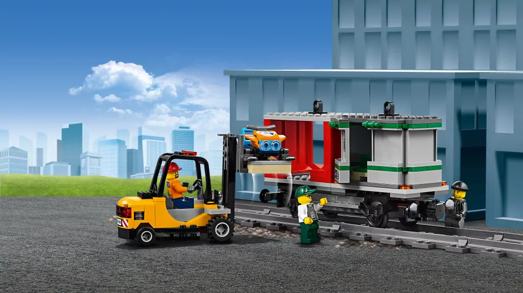 LEGO® City. Pociąg towarowy. 60198 - tantis.pl