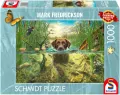 Puzzle 1000. Mark Fredrickson. Psia kąpiel. 113360 - tantis.pl