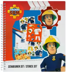 Zestaw szablonów. 32 elementy. Strażak Sam