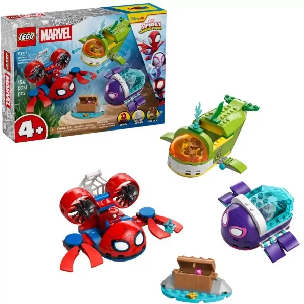 LEGO® Spidey. Podwodne pojazdy 11207 - tantis.pl