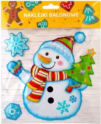 Naklejki balonowe bałwanek