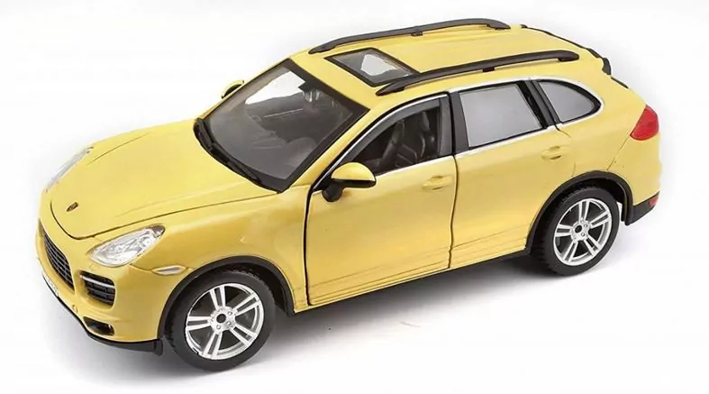 Porsche Cayenne Turbo 1:24. Żółty - tantis.pl