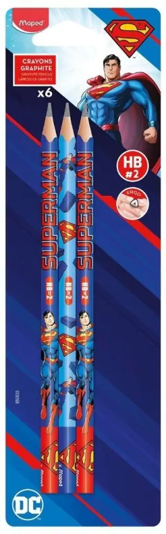 Ołówek Superman HB 6szt MAPED - tantis.pl