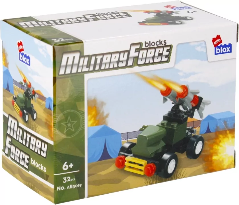 Klocki konstrukcyjne Wojsko, 30 elementów - tantis.pl