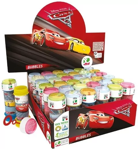 Bańki mydlane 60ml Cars (36szt) - tantis.pl