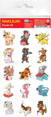 Naklejki. Pieski. Wydawnictwo Jako