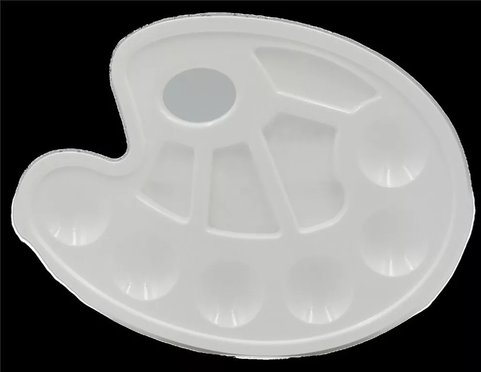 Paletka do mieszania farb. Biała - tantis.pl