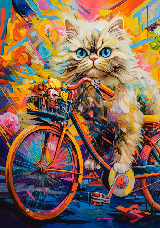 Castor. Puzzle 500. Kitten's Floral Ride - tantis.pl