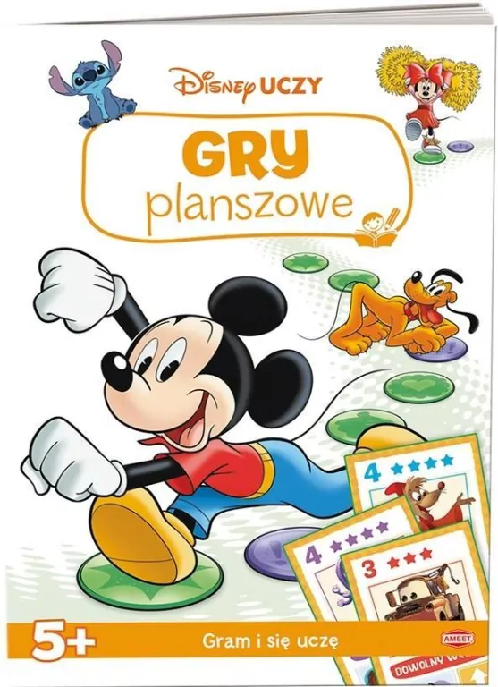 Myszka Miki. Gry planszowe. Gram i się uczę. Disney Uczy - tantis.pl