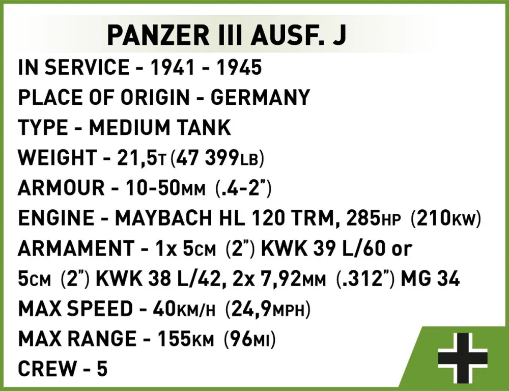 Historical Collection Panzer III Ausf. J - tantis.pl