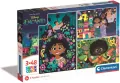 Clementoni. Puzzle 3x48. Super Kolor. Disney Encanto - tantis.pl