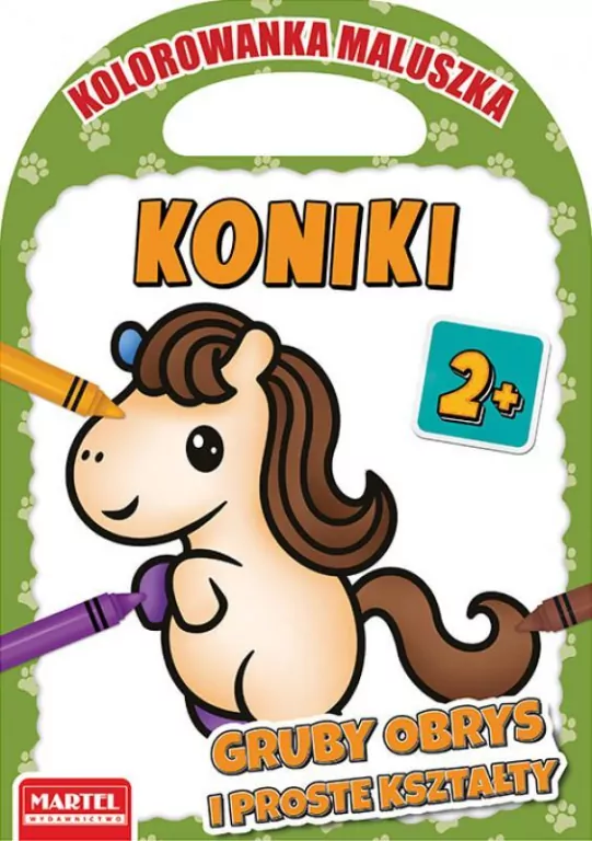 Koniki. Kolorowanka maluszka - tantis.pl