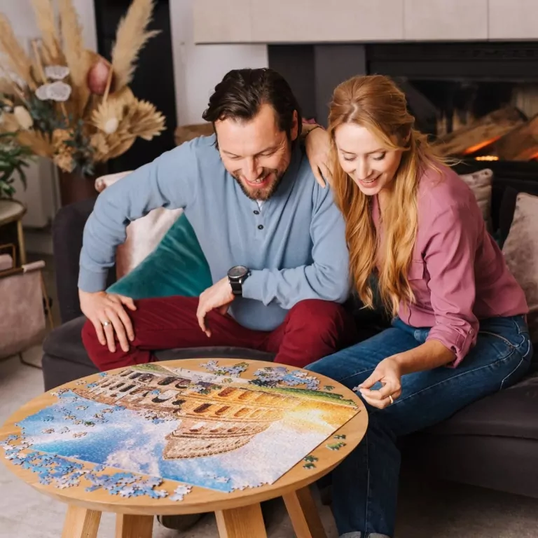 Puzzle 1000. Romantic Sunset: Eiffel Tower - tantis.pl