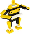 Klocki konstrukcyjne Alleblox RobotUnion 62el żółty - tantis.pl