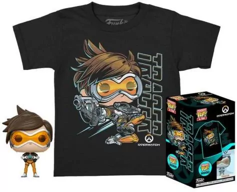 Funko T-shirt Overwatch Tracer L + figurka - tantis.pl