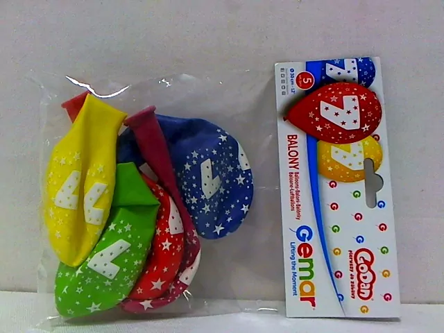 Balony z nadrukiem "7" - tantis.pl