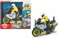Dickie Toys. Motocykl policyjny, 17cm - tantis.pl