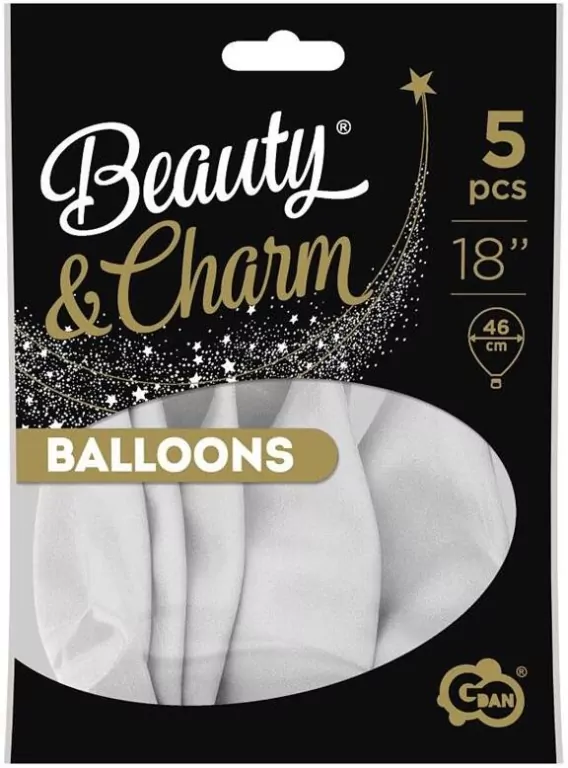 Balony pastelowe białe. Beauty&Charm - tantis.pl