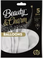 Balony pastelowe białe. Beauty&Charm - tantis.pl