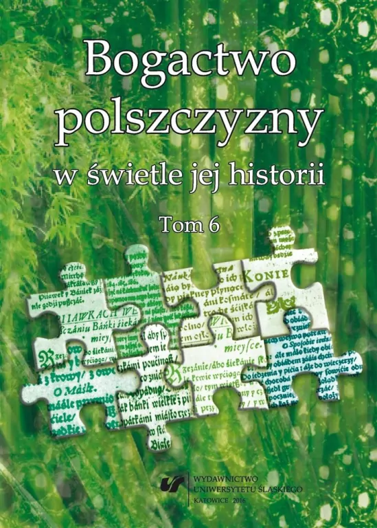 Bogactwo polszczyzny w świetle jej historii T. 6 - tantis.pl