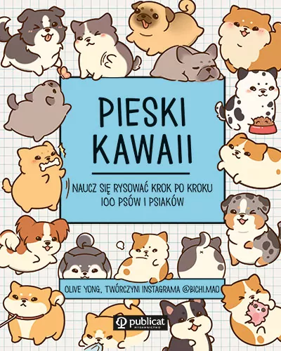 Pieski kawaii. Naucz się rysować krok po kroku - tantis.pl