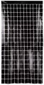Kurtyna party kwadraty czarna 100x200cm - tantis.pl