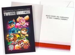 Karnet Urodziny Psi Patrol