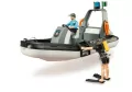 Policyjna łódź motorowa z figurką policjanta - tantis.pl