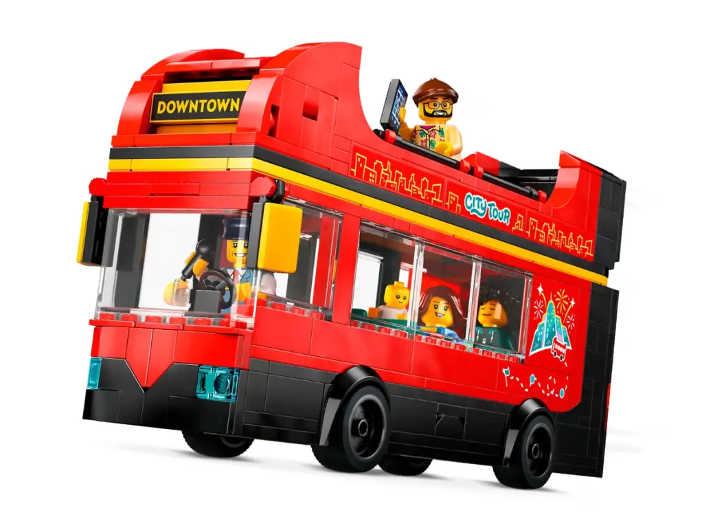 LEGO® City. Autokar czerwony piętrowy. 60407 - tantis.pl