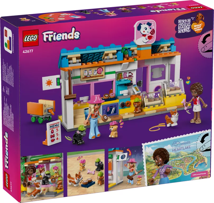 LEGO® Friends.  Piekarnia z psimi przysmakami 42677 - tantis.pl