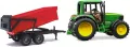 Traktor John Deere 6920 z wywrotką czerwoną - tantis.pl