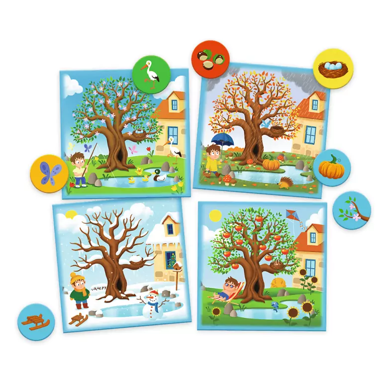 Pory roku. Gra Edukacyjna ABC Malucha - tantis.pl