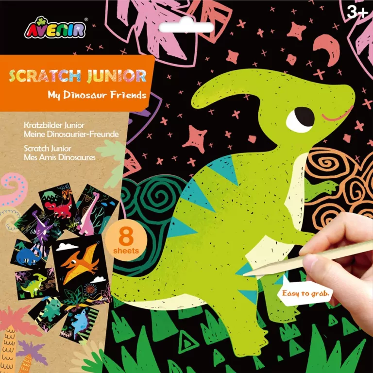 Moi przyjaciele Dinozaury. Avenir Scratch - tantis.pl