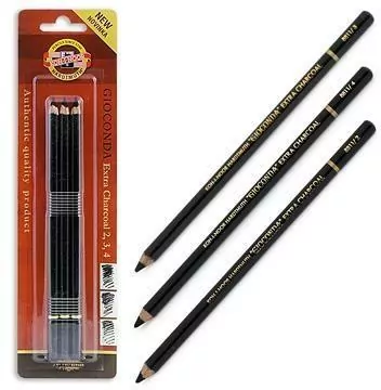 Węgiel w drewnie 2,3,4 głęboka czerń 3 sztuki - tantis.pl