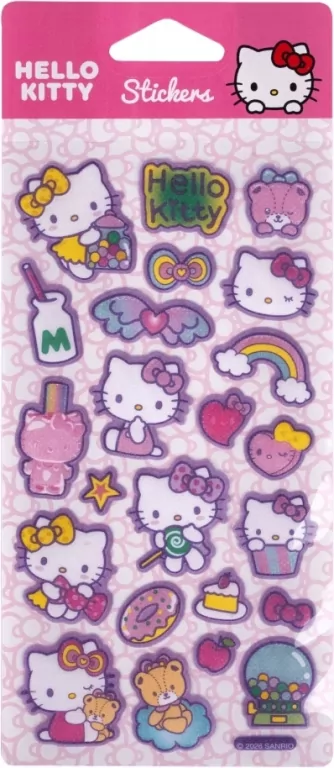 Naklejki Pop Up Hello Kitty Pink wzór 2 - tantis.pl