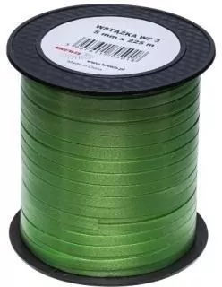 Wstążka plastikowa, zielona 5mmx225m - tantis.pl