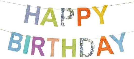 Baner Happy Birthday 2.2m