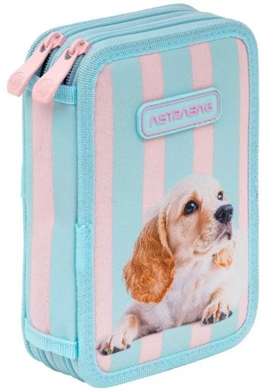 Piórnik podwójny z wyposaż. Puppy Line ASTRA - tantis.pl