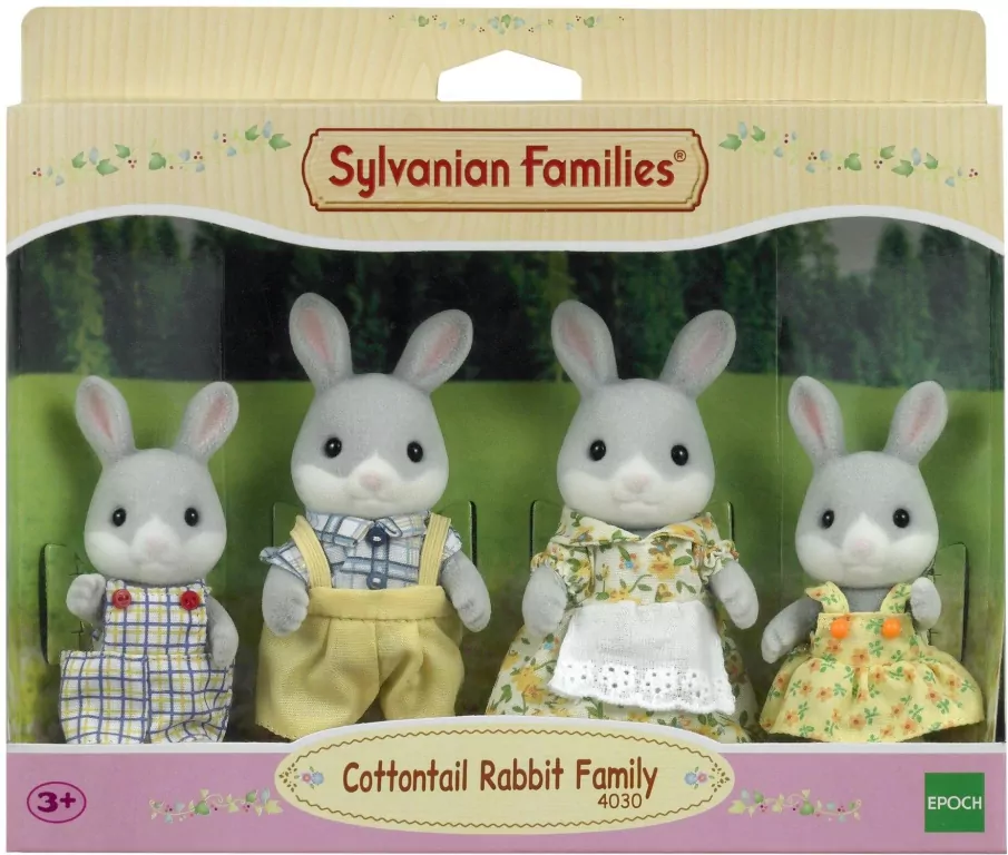 Rodzina szarych króliczków. Sylvanian Families - tantis.pl