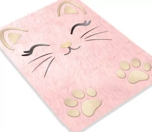 Pamiętnik z kłódką A5/96K Fluffy Kitty ASTRA - tantis.pl