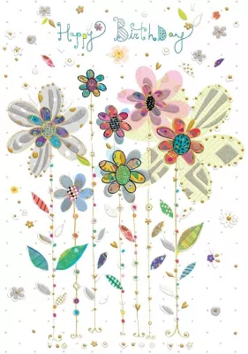 Karnet B6 + koperta MO7341X1 Kolorowe kwiatki