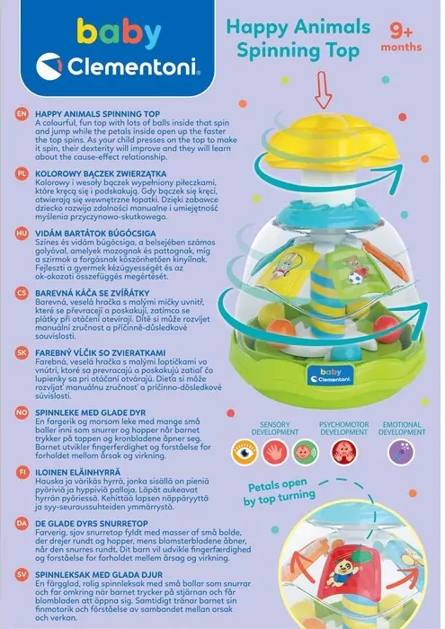 Bączek kolorowy zwierzątka - tantis.pl