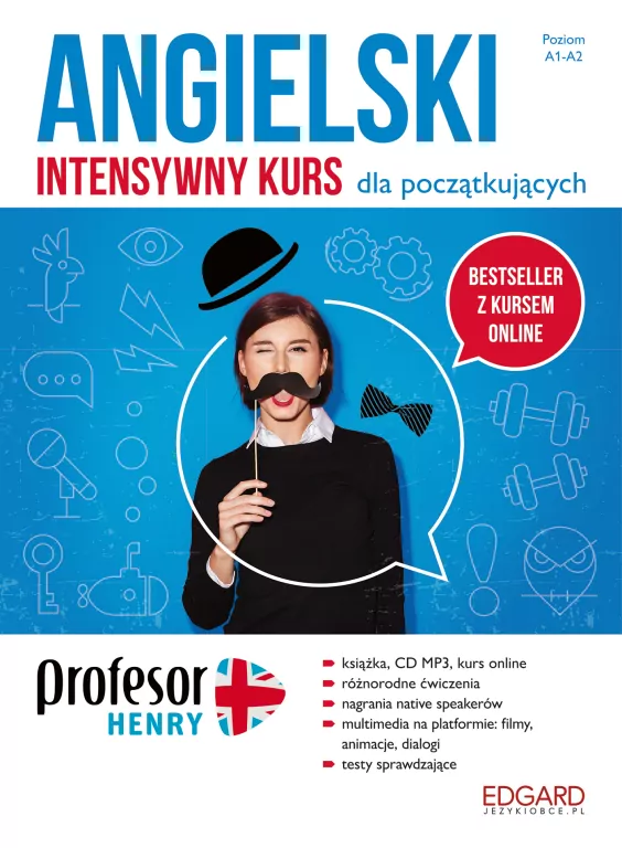 Angielski. Intensywny kurs dla początkujących. Profesor Henry - tantis.pl